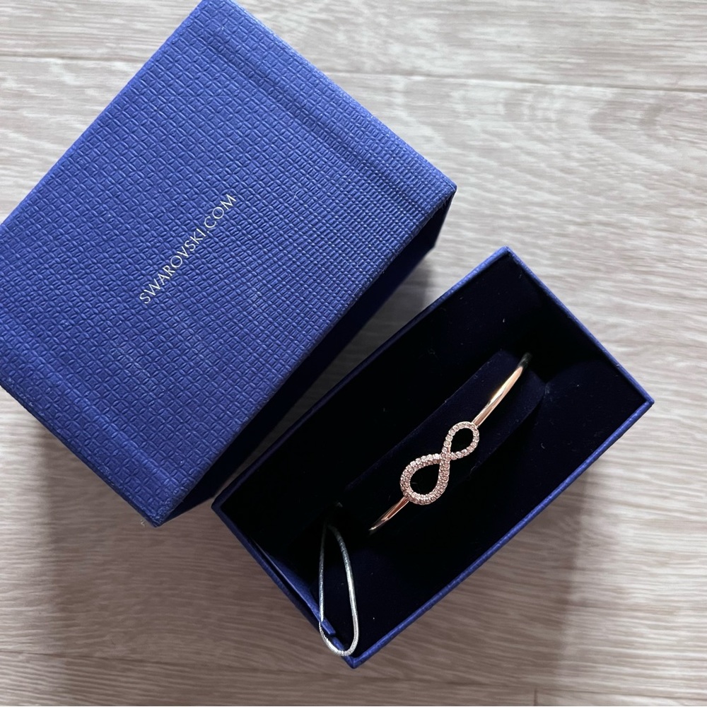 Swarovski infinity bracelet